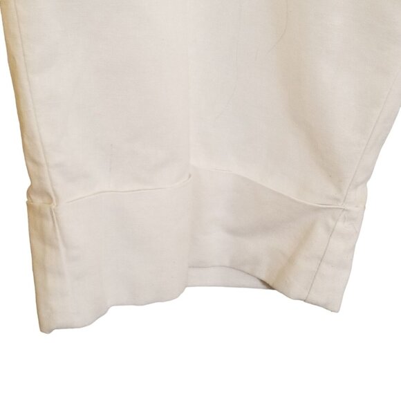 Cato Capri Pants Womens Plus 16W White Classic Linen Blend Cuffed - Picture 4 of 16